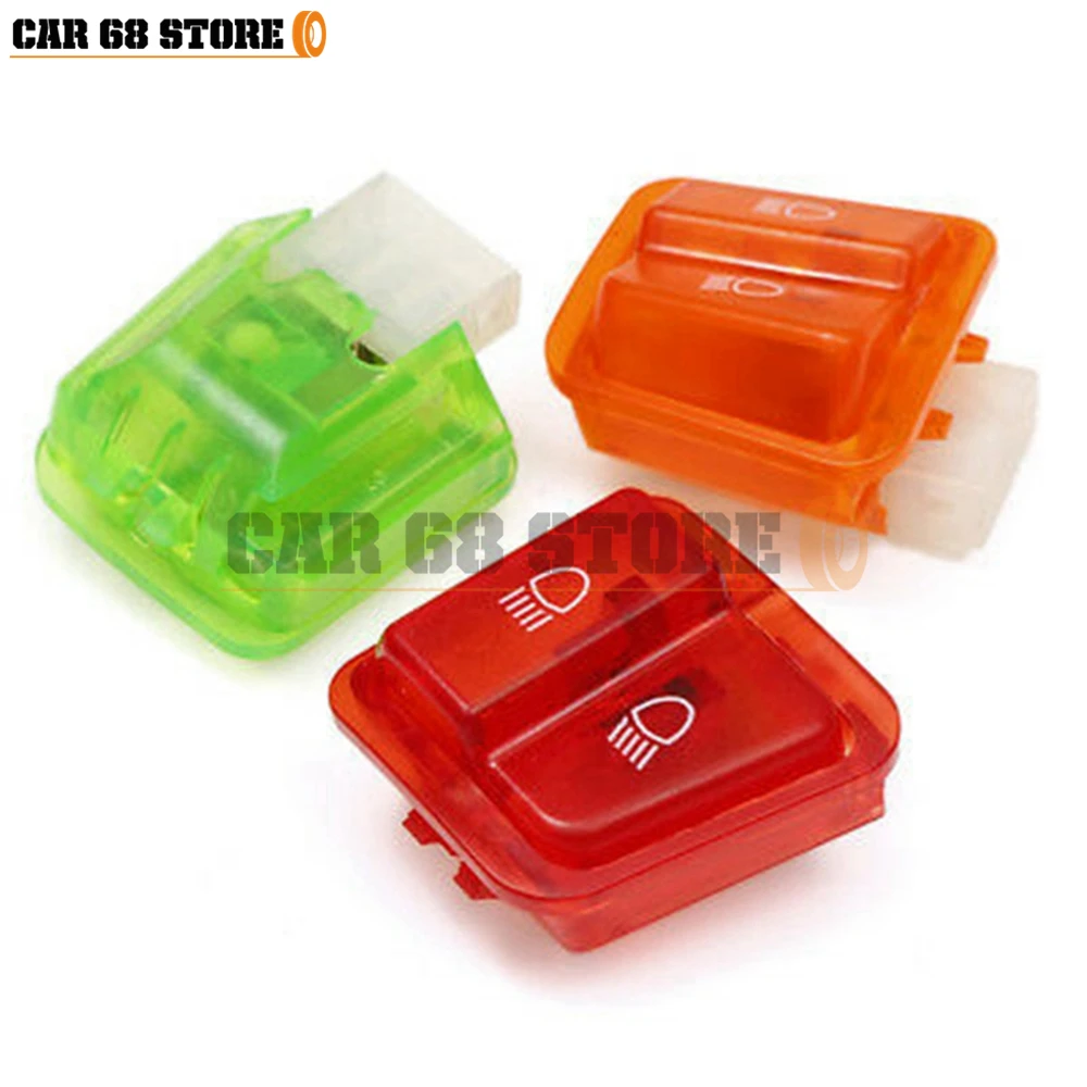 New 5pcs Moped Scooter Turn Signal Headlight Horn Dimmer Dimmer Switch Button Motorcycle Starter Button