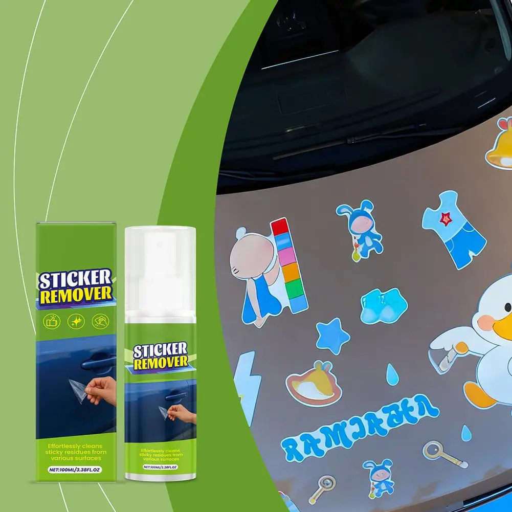 100 مللي غراء متعدد الأسطح Goo Gone مزيل تركيبة آمنة للسيارات لطلاء الزجاج البلاستيك الأنظف رذاذ لا أضرار ضمان Q2L5