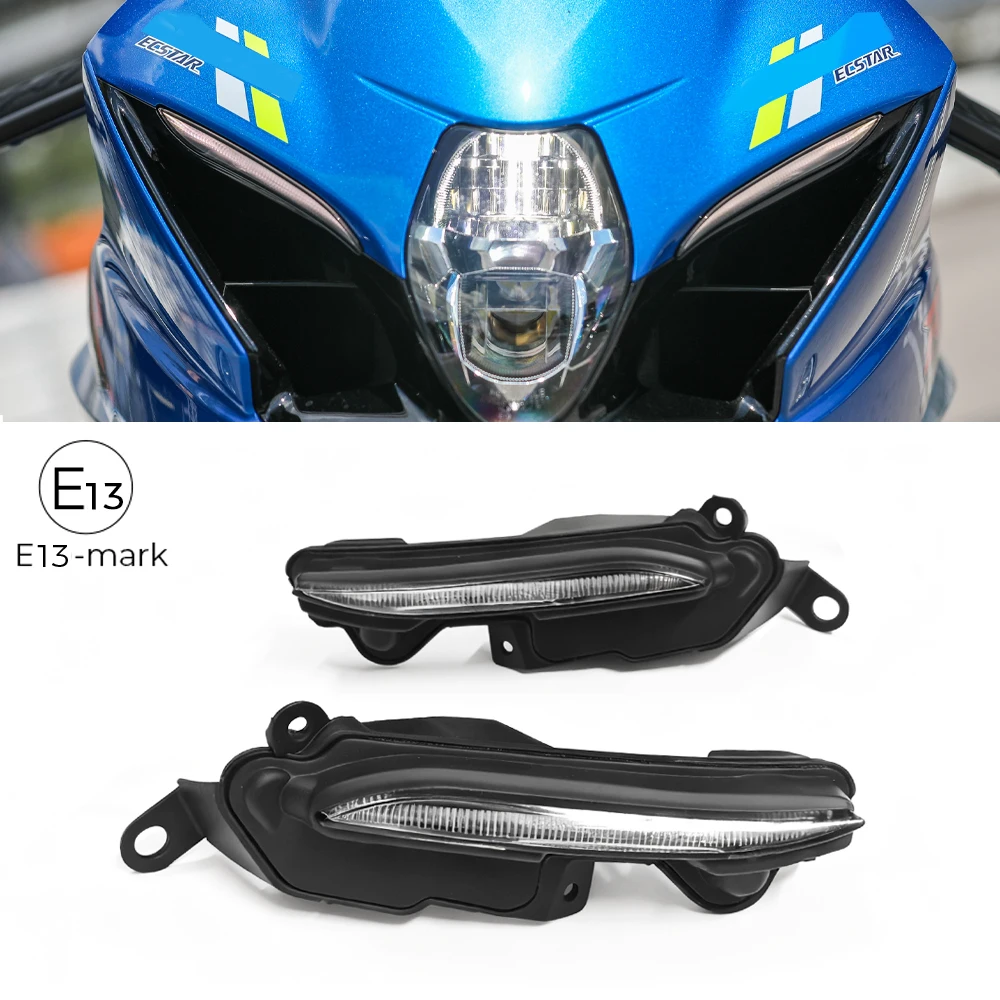 2017-2024 Suzuki GSXR 1000 luz de posición delantera LED luces laterales decorativas antiniebla para SUZUKI GSXR1000 GSXR1000R GSX-R 1000