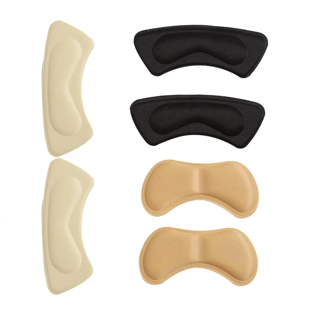 

3 Pairs Anti Drop Heel Pads Ultra Thin High Tack Adhesive Bending Resistance Prevent Friction Foot Protectors Thickened Cushions