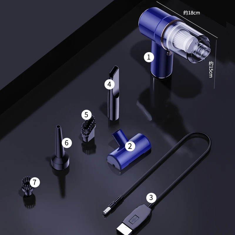 Ручной Мини-пылесос для сухой и влажной уборки