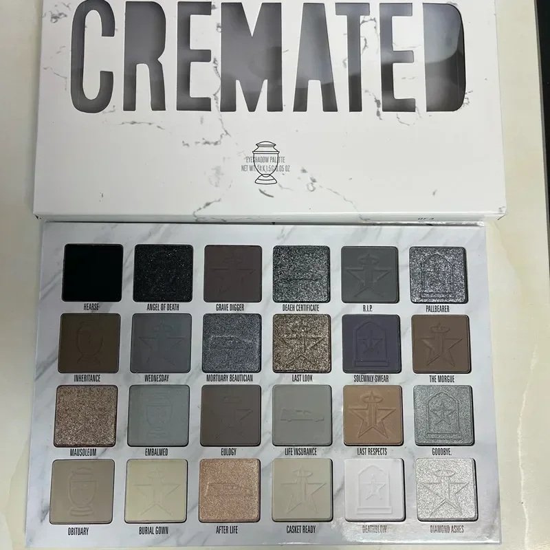 

Brand New 24 Color Matte Cremated Eyeshadow Palette Glitter Eye Shadow Waterproof Long Lasting Make Up Pallet