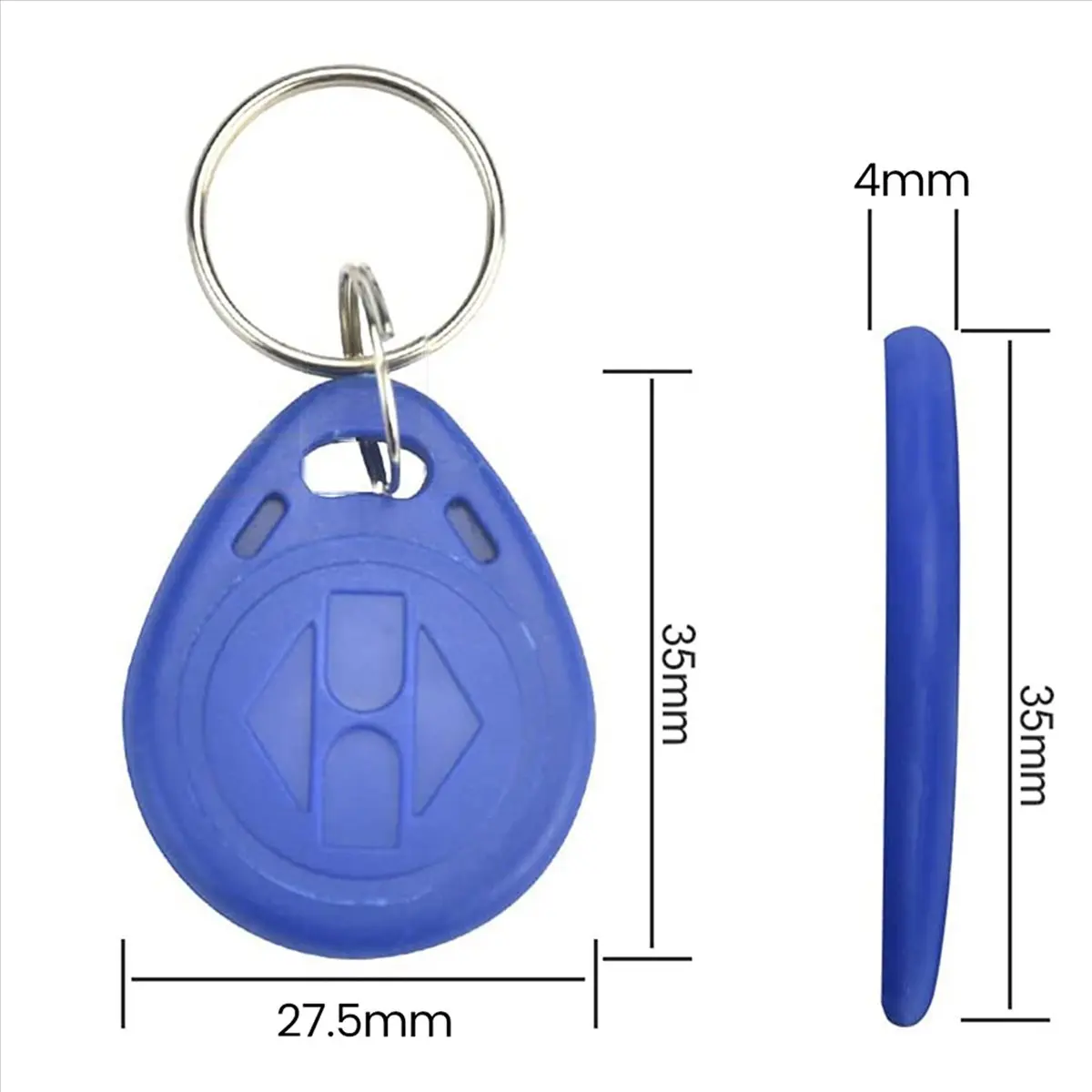 *ABDH 250개 쓰기 가능 125KHz RFID 키 폽 근접식 ID 카드 토큰 태그 재기록 가능 T5577 범용