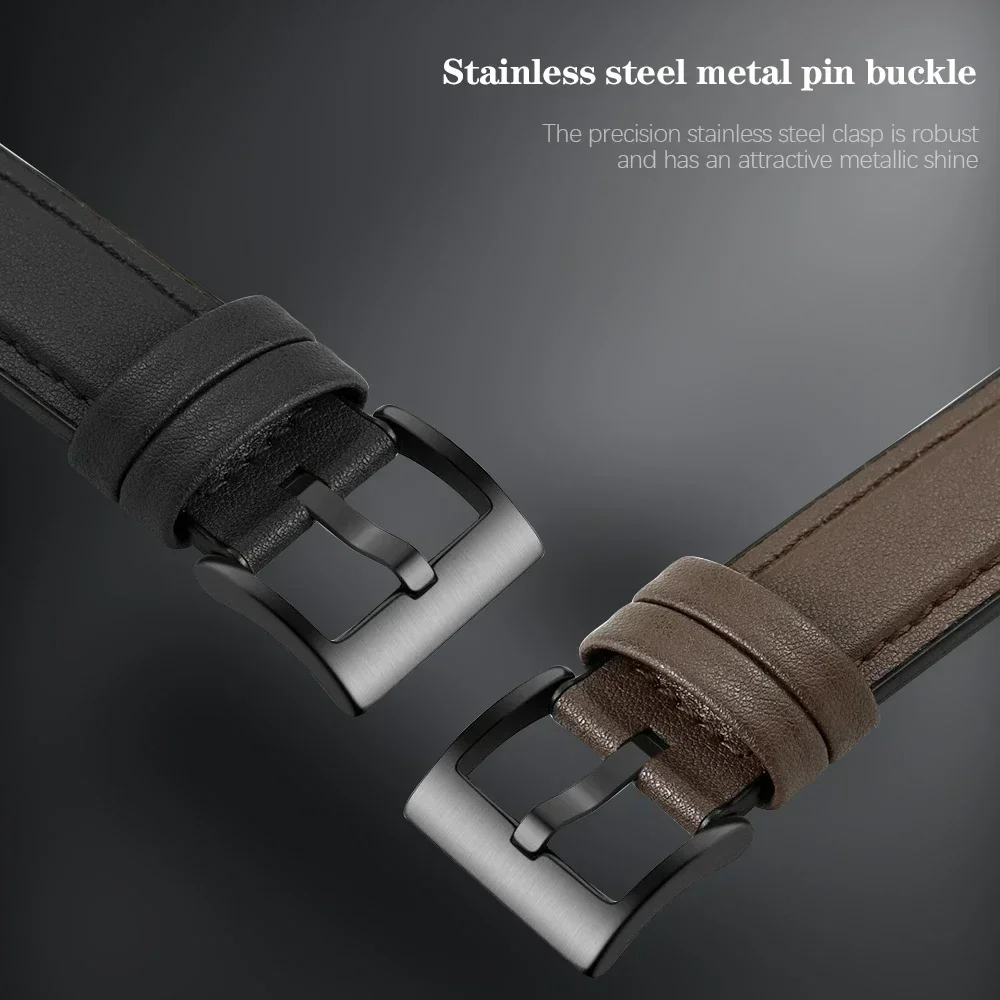 Lederarmband für Redmi Watch 6 5 4, Vintage-Armband für Miband 8Pro 9Pro Smartwatch, Austauschbares Zubehör – Detail 8