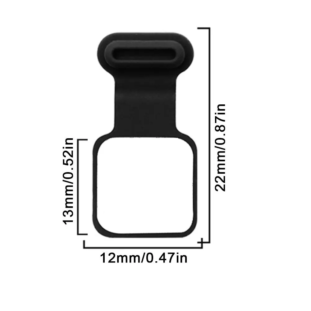 Anti-lost Dust Plug Integrated Charging Port Silicone Plug Protector For Apple Android Phone Type C iPad Airpods