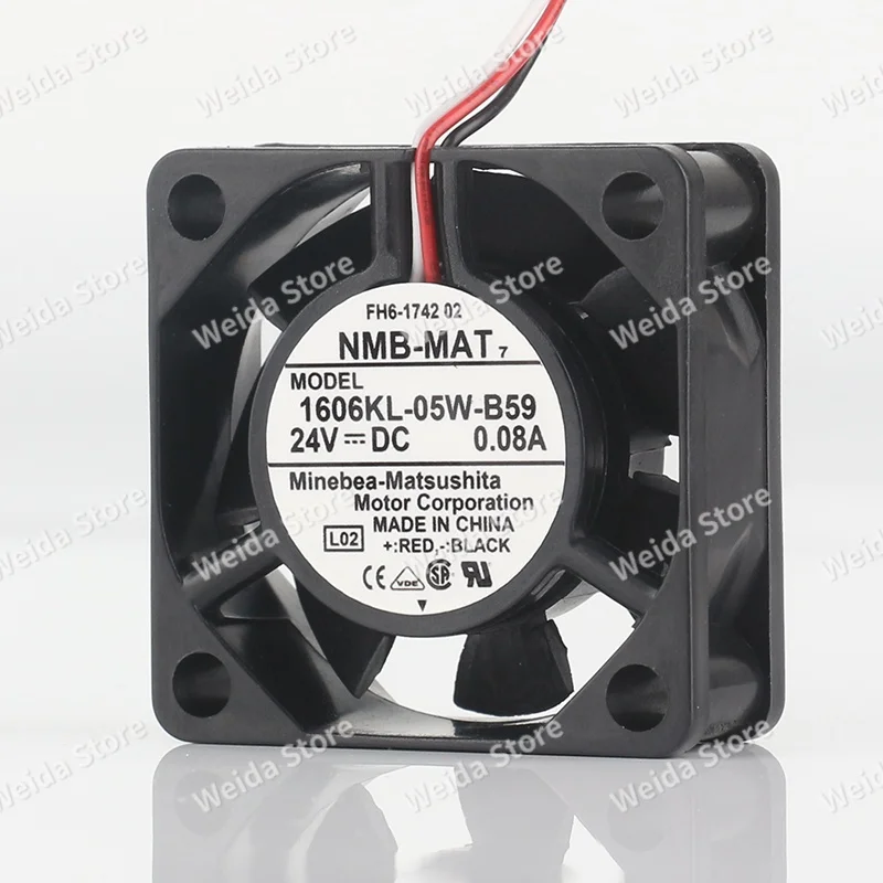 Cooling fan New NMB DC24V 0.08A AC EC 40X40X15MM 4015 4CM Detection alarm CNC machine tool double ball 1606KL-05W-B59