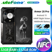 Ulefone Armor 28 Pro,5G AI Rugged,32 Гб(16+16)+512 Гб,10600мАч,6.67\