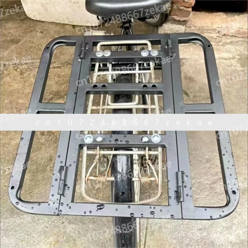 For Pet Carrier Bicycle Cargo Rack Accessories Universal Bike Rack Foldable Rear Shelf  Motorcycle Scooter Luggage Carrier