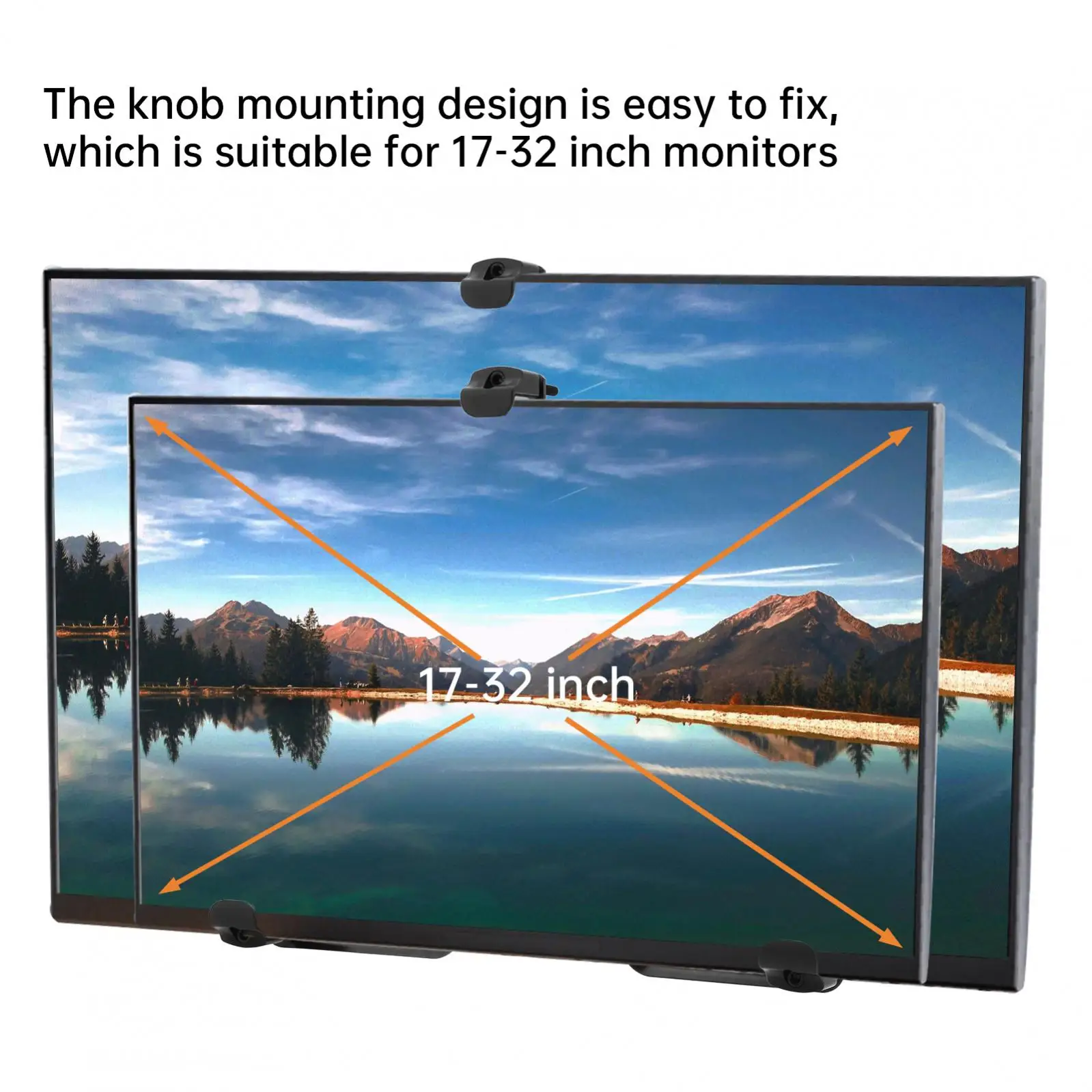 17-32 Polegada desktop led lcd monitor titular braço extensão adaptador fixação suporte fixo display suporte de carregamento 9kg