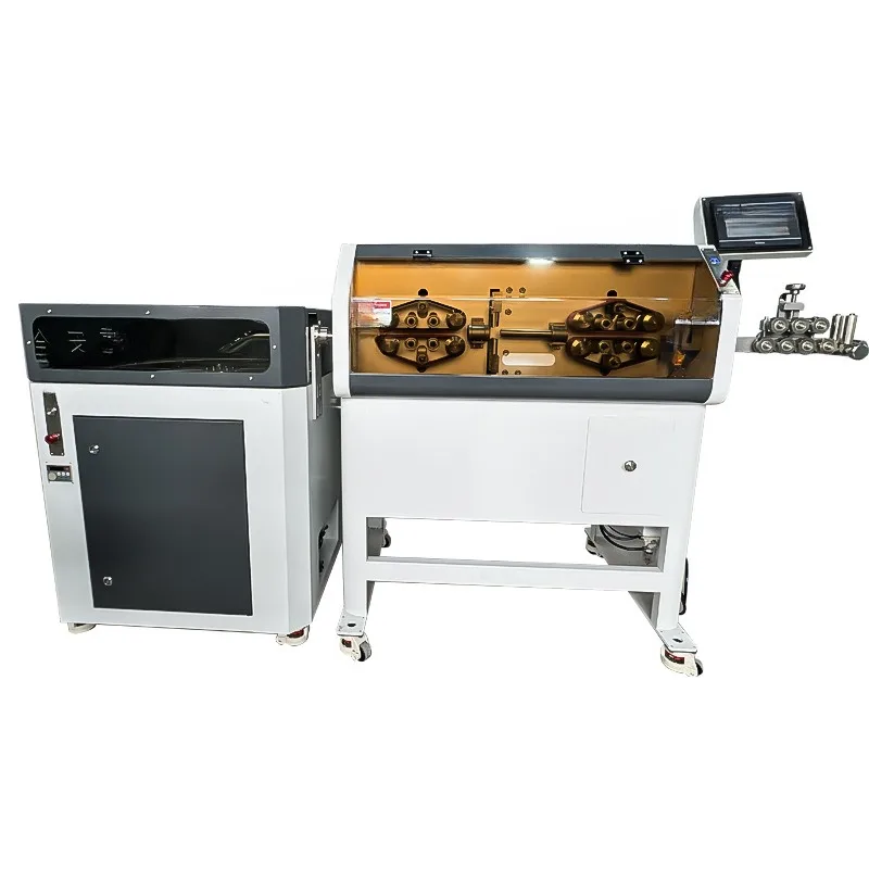 

120 large square computer wire stripping and winding machine JW-8120 automatic multi-function cable cutting and stripping