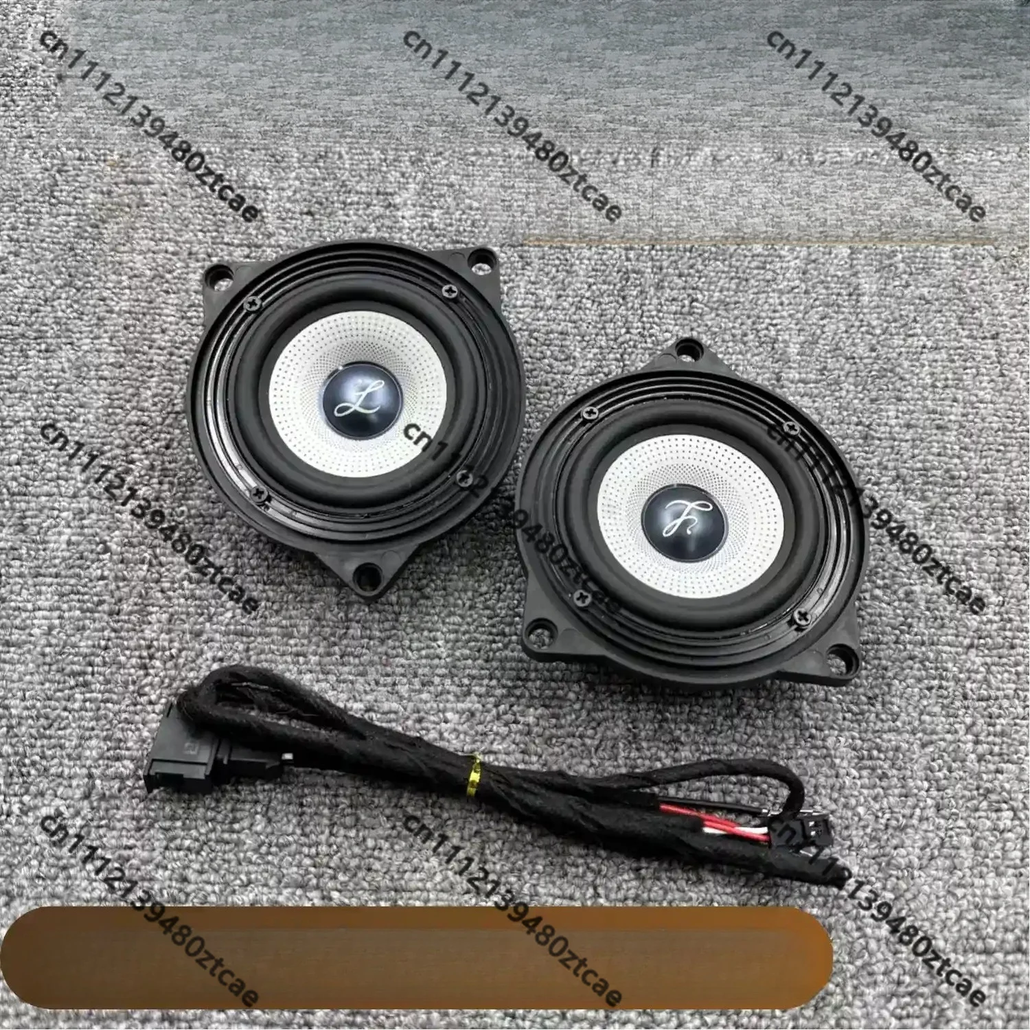 4 Inch Dashboard Center Midrange Speaker Kit Plug & Play Midsize Car HiFi Audio Modification Sound Upgrade Replacement Horn