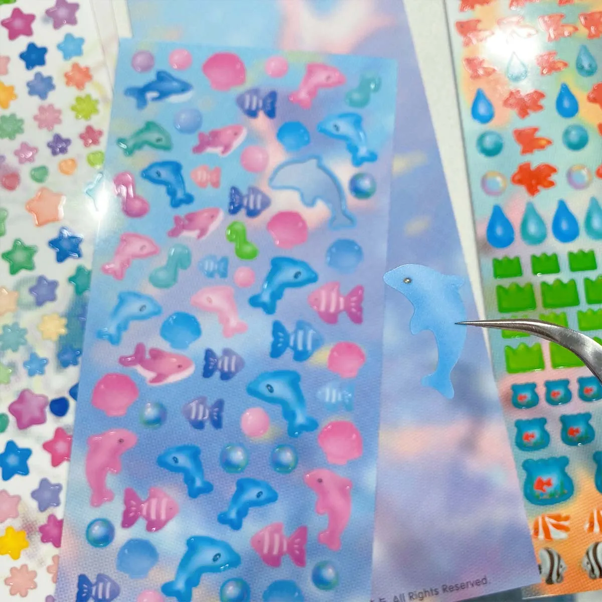 Hand Account Decoration Collage Sticker DIY Decoration Star Little Tomato Goldfish Sticker
