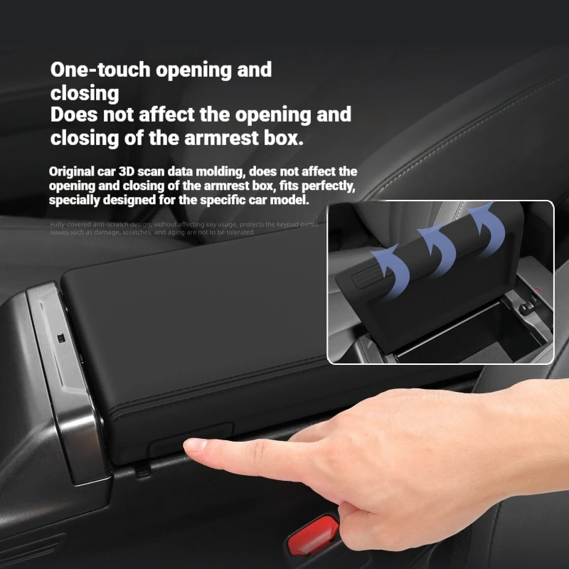 Suitable for 26 models of Rongfang RAV4/Veranda Armrest Box Protective Cover, Car Anti-Scratch Protective Cover, Interior Suppli