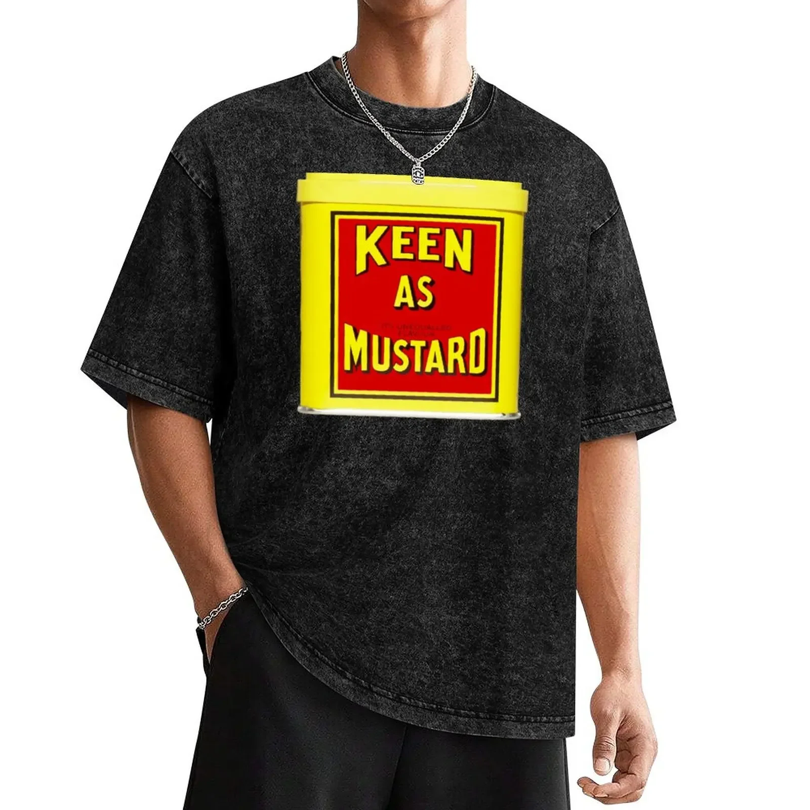 Keen as Mustard T-Shirt quick drying shirts graphic aesthetic clothes men t shirts high quality