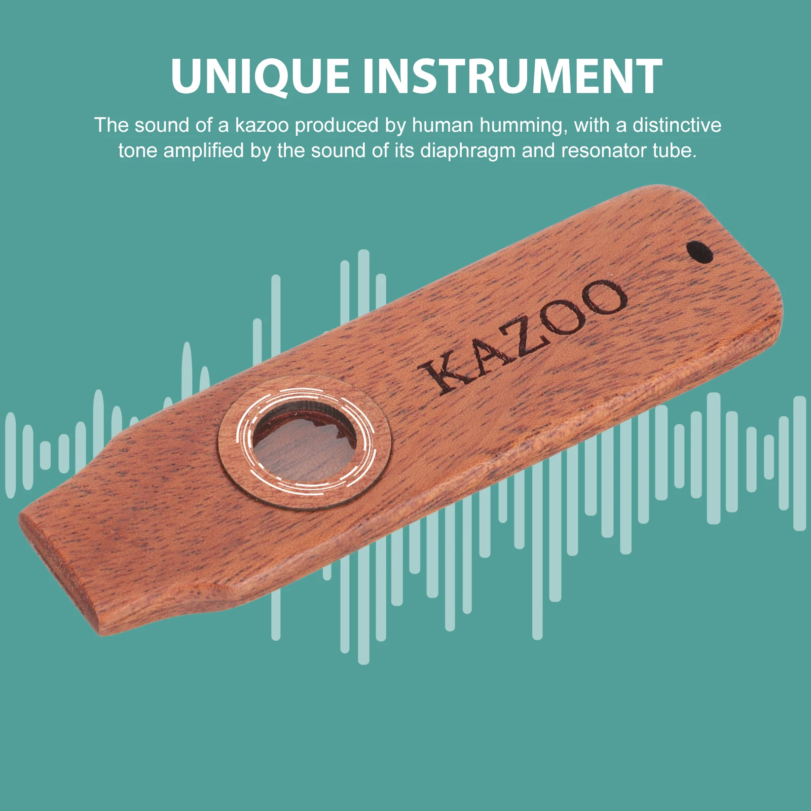 

Wooden Flute Kazoo Solid Kids Beginner Kazoos Performance Music Lover Musical Instruments Toy Orff