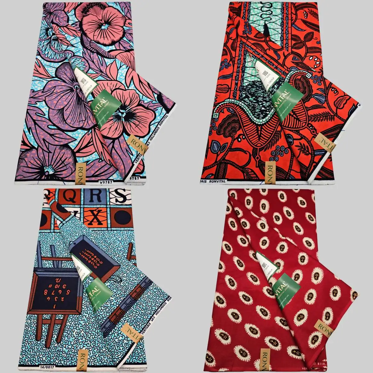 

46 дюймов шириной 6 ярдов длинный красный принт в африканском стиле хлопок батик восковая ткань материал для шитья одежды брюки наволочки R2331