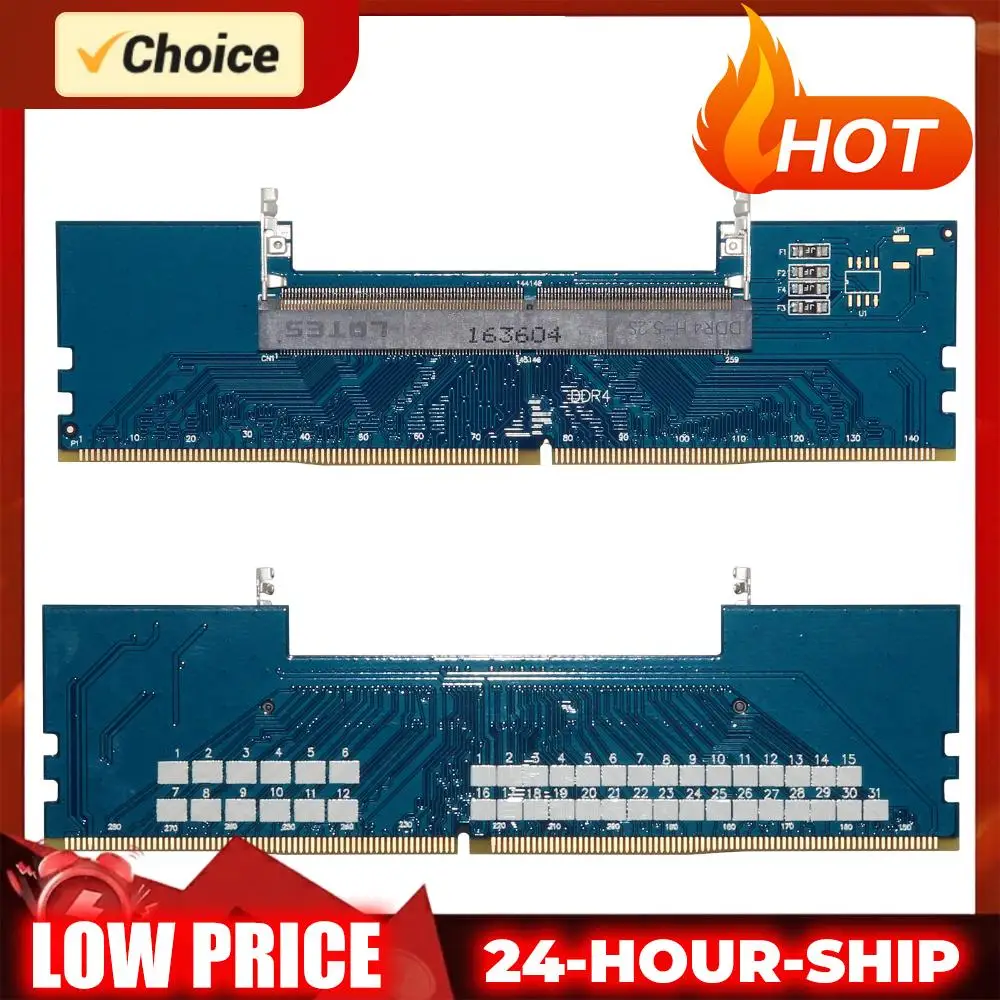 Laptop DDR4 SODIMM To Desktop DIMM Memory Cards Converter Adaptor 3200/2666/2400/2133MHZ 4-Layers Desktop Memory Adapter