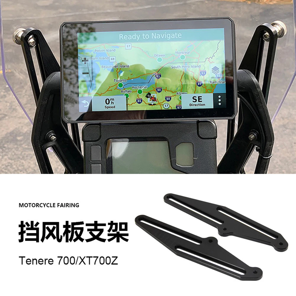

Motorcycle Windshield Adjust Bracket for YAMAHA Tenere 700 Windscreen Support Holder for XT700Z 2019 2020 2021 2022 Accessories