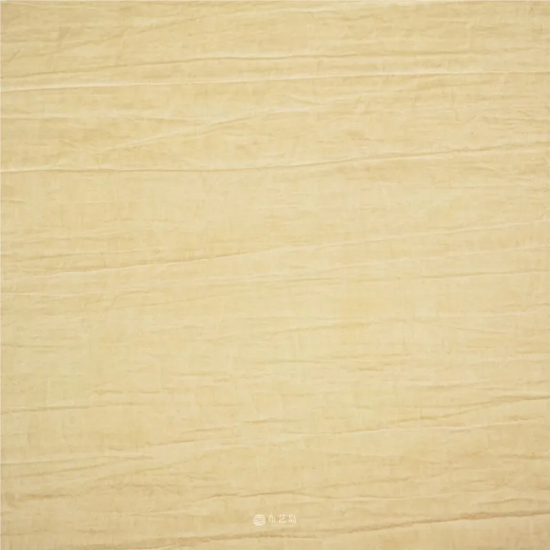 Soft drape cream-colored pleated linen fabric designer for shirts dresses and trousers