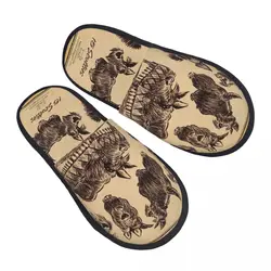 Scottish Terrier Soft Scuff With Memory Foam Slippers Women Scottie Dog Bedroom House Shoes