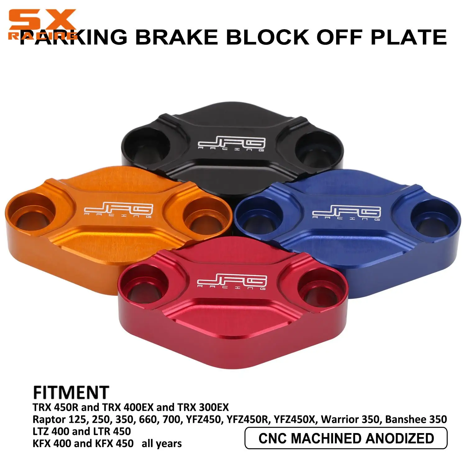 Motorrad ATV Parkplatz Bremse Block Off Platte Motorrad zubehör Für TRX450R 400EX 300EX LTZ LTR KEX KFX YFZ Dirt pit bike ﻿