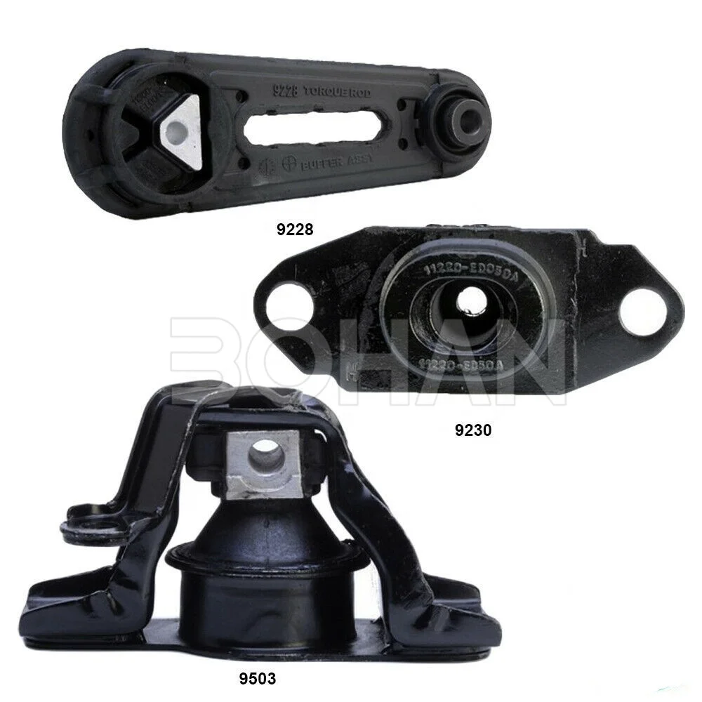 Engine Motor Transmission Mount Set 3PCS. 2009-2011 for Nissan Versa 1.6L 112202DV0A 11220ED000 11220ED50A 11220EL50A  9230