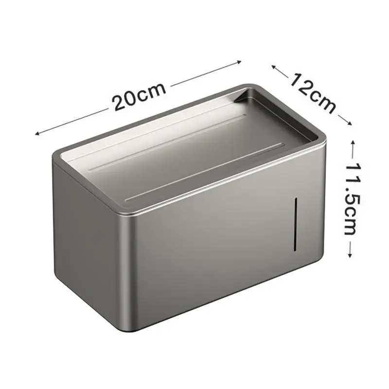 Feuchtigkeitsbeständiger, korrosionsbeständiger, wandmontierter Toilettenpapierhalter, keine Bohrinstallation erforderlich, Badezimmer-Papierspender – Detail 12