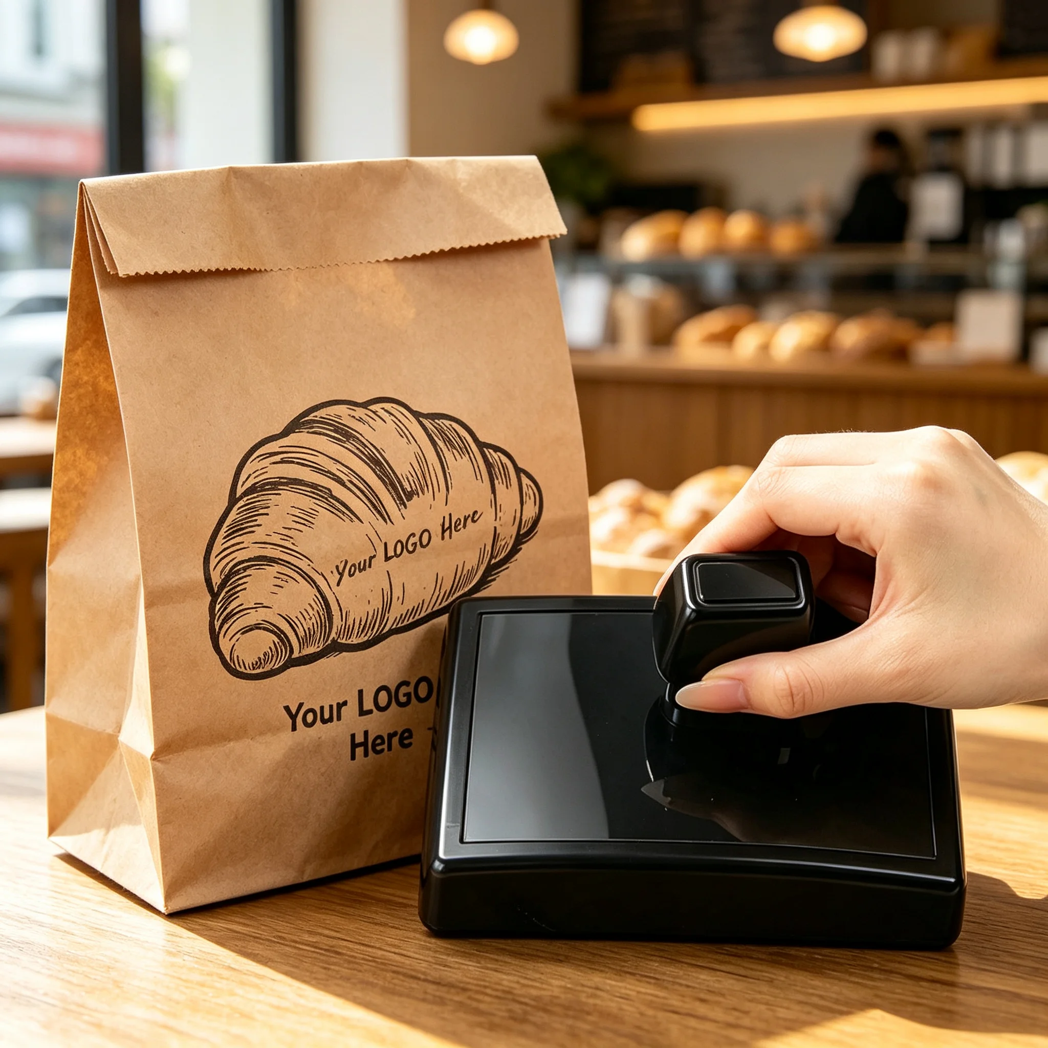Op maat gemaakte grote zelfink - Self Inking Stamp recensie en prijs