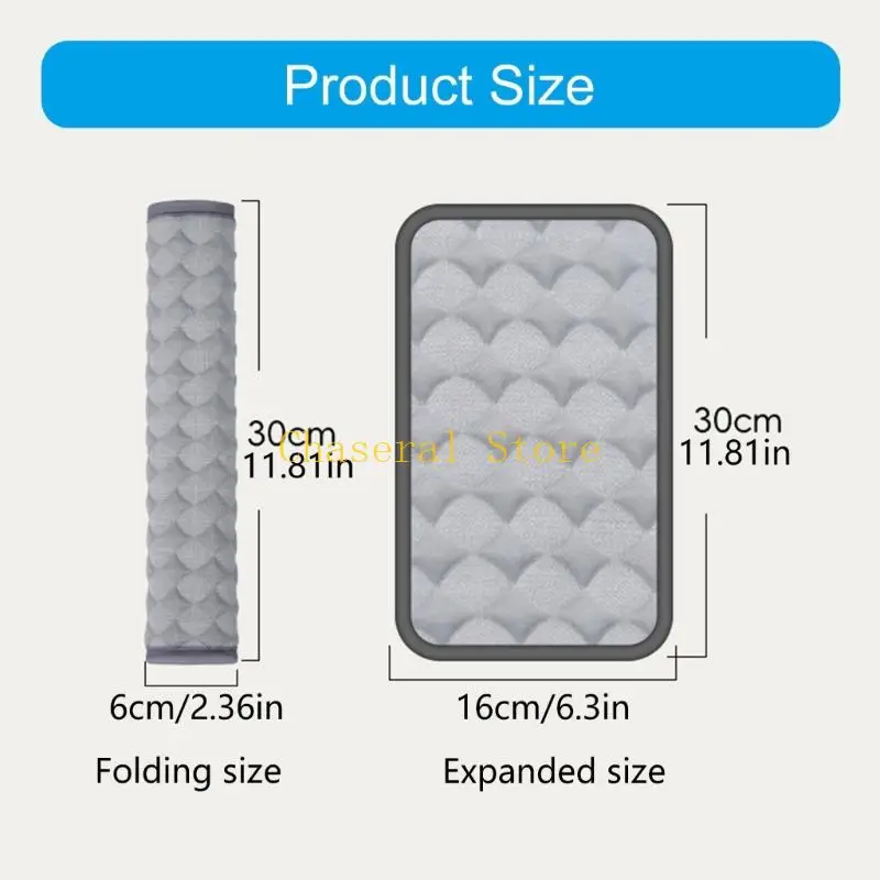 E7CE Luxury Stretchable Shoulder Pad Gentle for Car Belts & Baby Strollers Straps