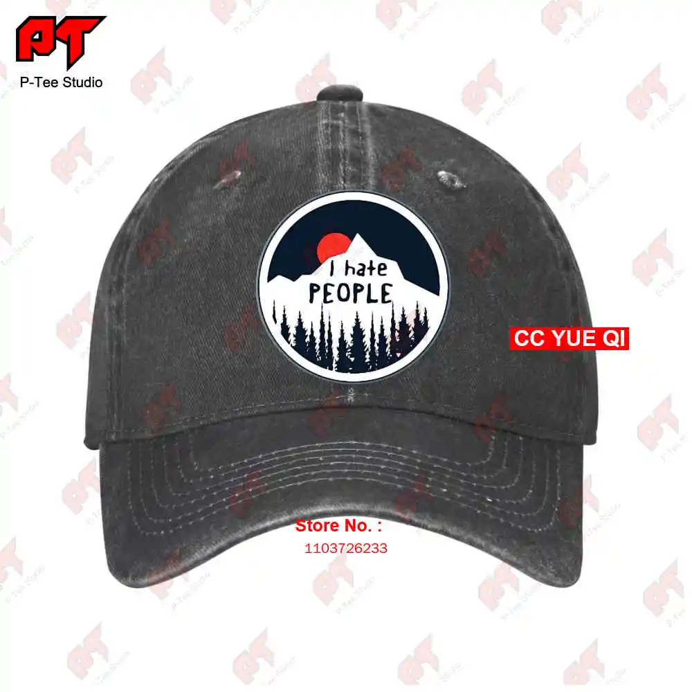 Camping I Hate People Baseball Caps Truck Cap ZEYB