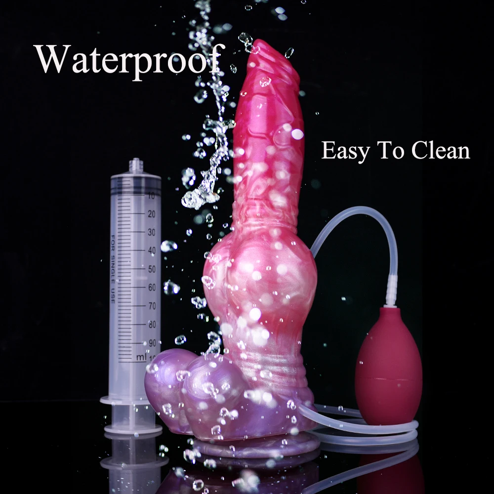 FRKO Large Knot Dildo Wolf Ejaculating Silicone Sex Tooys For Man Dog Penis Squirting Vaginal Masturbator Liquid Spray Women 18+