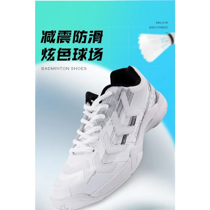 Zapatos de bádminton profesionales para hombres y mujeres, zapatillas de tenis de mesa antideslizantes, zapatos de tenis cómodos, zapatos deportivos de entrenamiento de Fitness