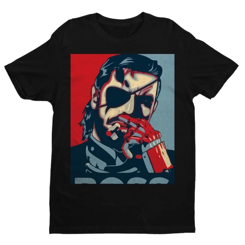 

00012588#A-Big Boss Smokin MGS V Premium Unisex T-shirt | OG Design | Gifts for Him, Her, Final Fantasy Fans and Collectors
