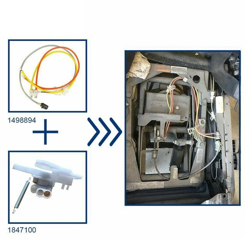 Katup penyesuaian jok mobil, Kit perbaikan pipa udara untuk truk Scania 20748450 1498894