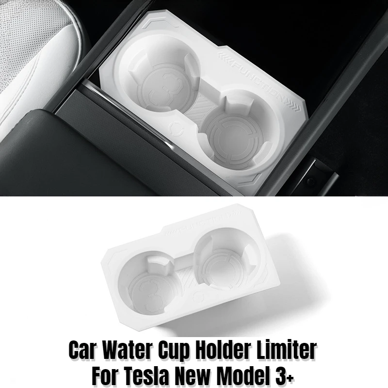 For Tesla New Model 3+ Highland 2024 Central Control Water Cup Holder Limiter Water Cup Bracket Stopper Car Interior Accessories