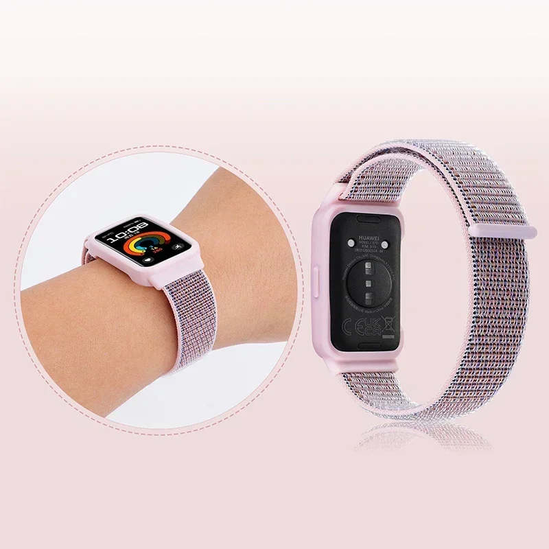 حزام لهواوي باند 9 8 كوريا ملحقات الساعة الذكية حزام بديل نايلون رياضي معصم سوار ساعة هواوي باند 9 8