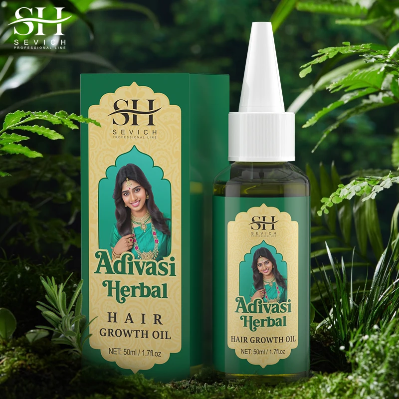 

Ayurvedic Hair Growth Oil Adivasi Organic Hair Growth Serum Pure Plant Hair Growth Oil Anti Hair Loss Fast Regrowth Haircare