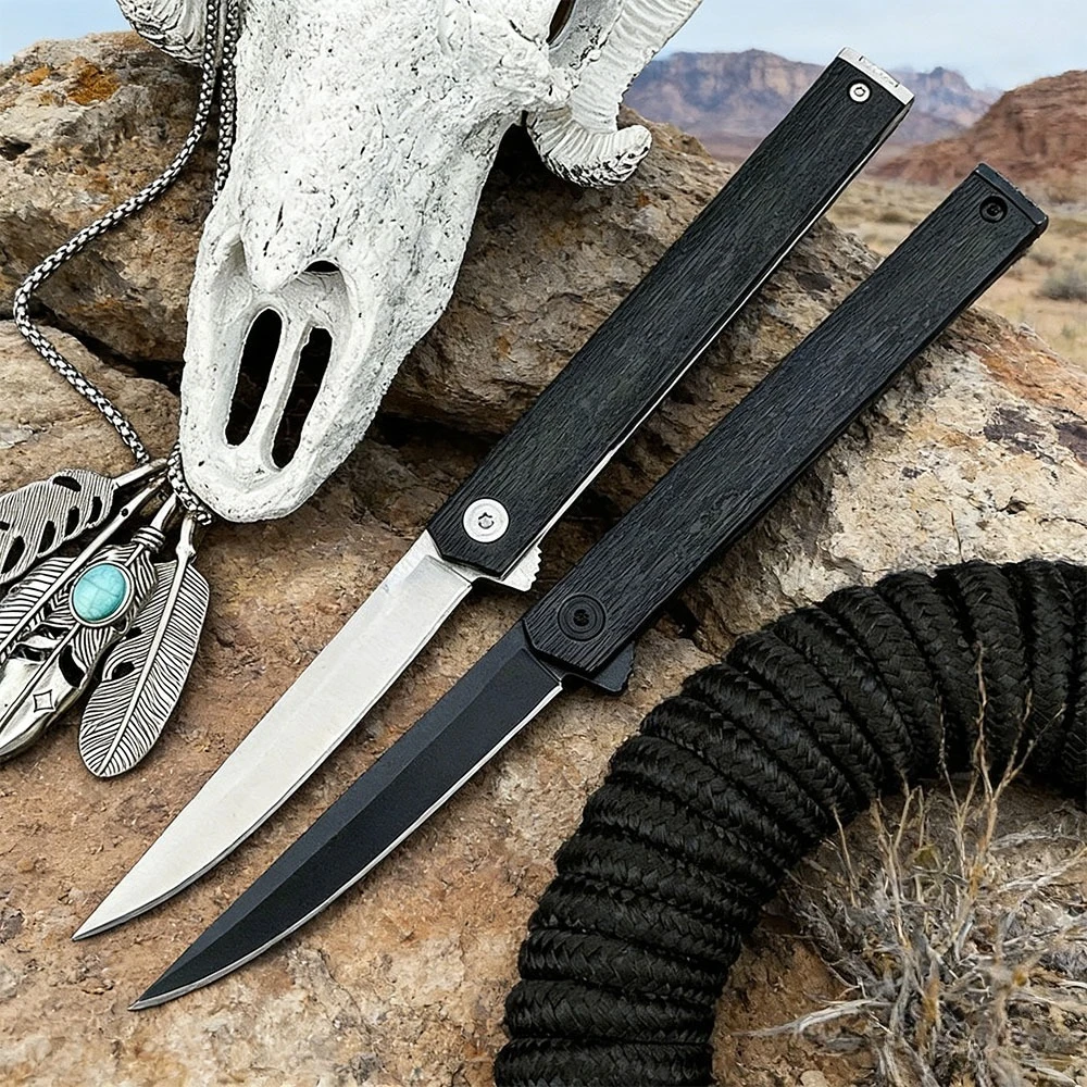 

Практичные ножи для выживания в дикой природе, охоты в джунглях, лезвие 8Cr13Mov, уличные складные ножи, карманный нож для рыбалки, нейлоновый нож с волнистой ручкой