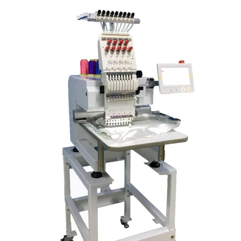 High Quality China 12 Head Computer Industrial Automatic Embroidery Machine With Lazor Cutting