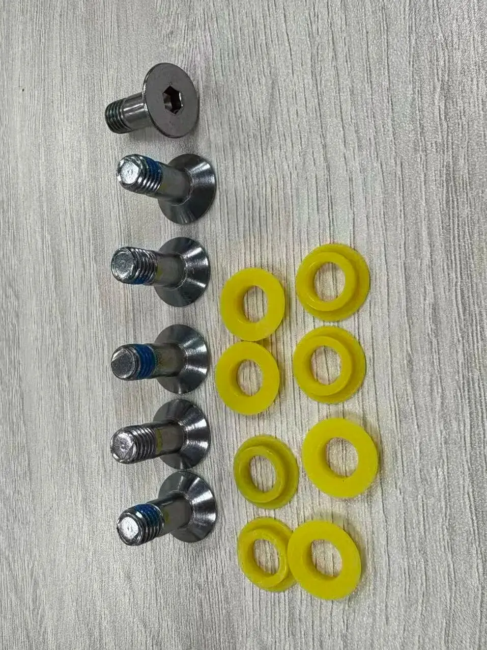 AliExpress NONE Electric Bicycle Front Fork Linkage Bolts Set, Durable Suspension Connector Screws for E-Bike Fork and Link Plate Replacement Pa