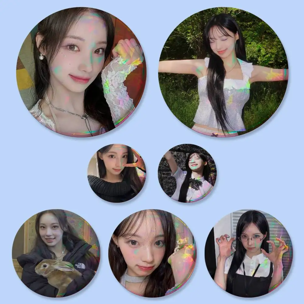 Woni Badges 25 32 44 58 75 Mm Round Cosplay Pin Bag Decor Fans Collect Friends Gifts Brooch Souvenir