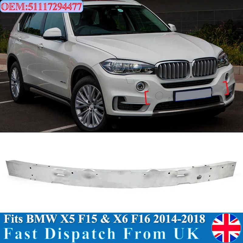 Front Bumper Reinforcement Impact Bar Crossmember For BMW 14-2018 X5 X6 F15 F16