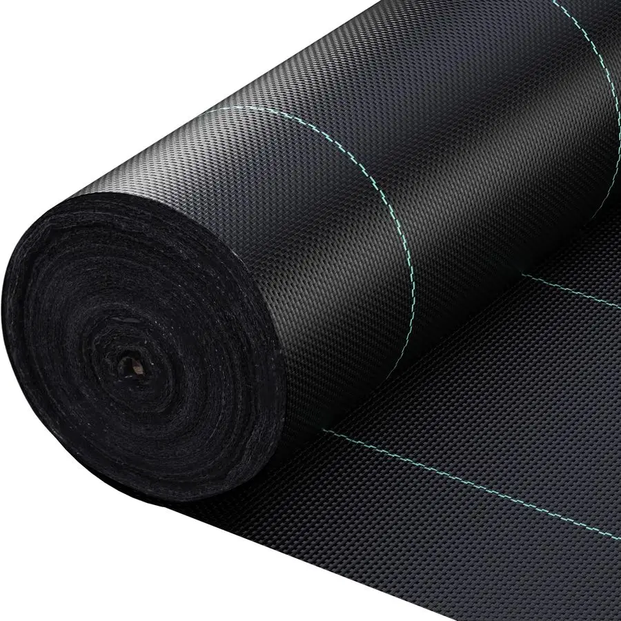 

Ткань для дорожных покрытий, 6.5x300 футов, коммерческая геоткань для борьбы с сорняками, ландшафтная ткань повышенной прочности 3.5OZ, ткань для французских дренажей от эрозии