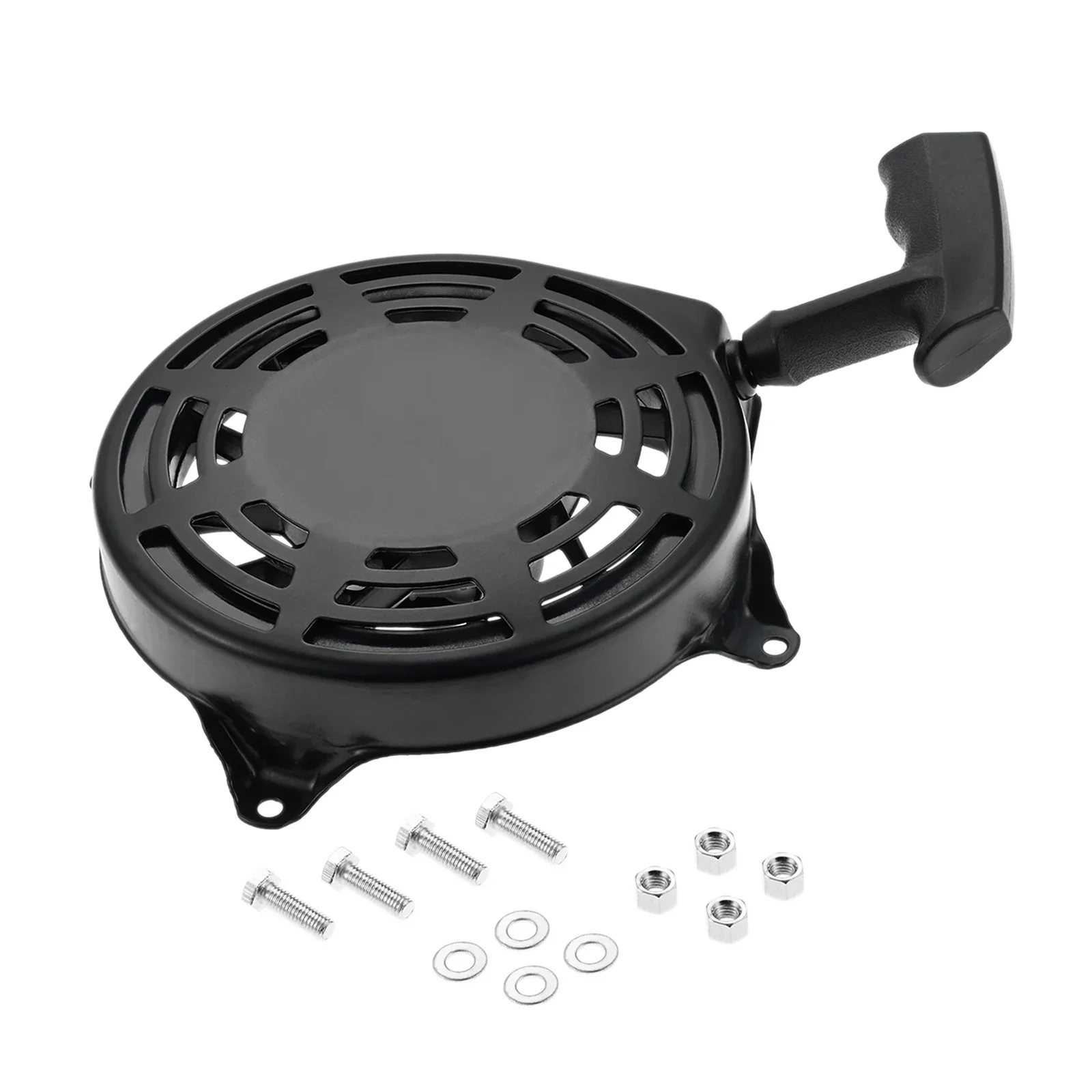 Return Pull Starter Pulley Spring Assembly for Briggs & Stratton 497680 498144 Rewind Recoil Hand Starter Sabo Lawn Mower Parts
