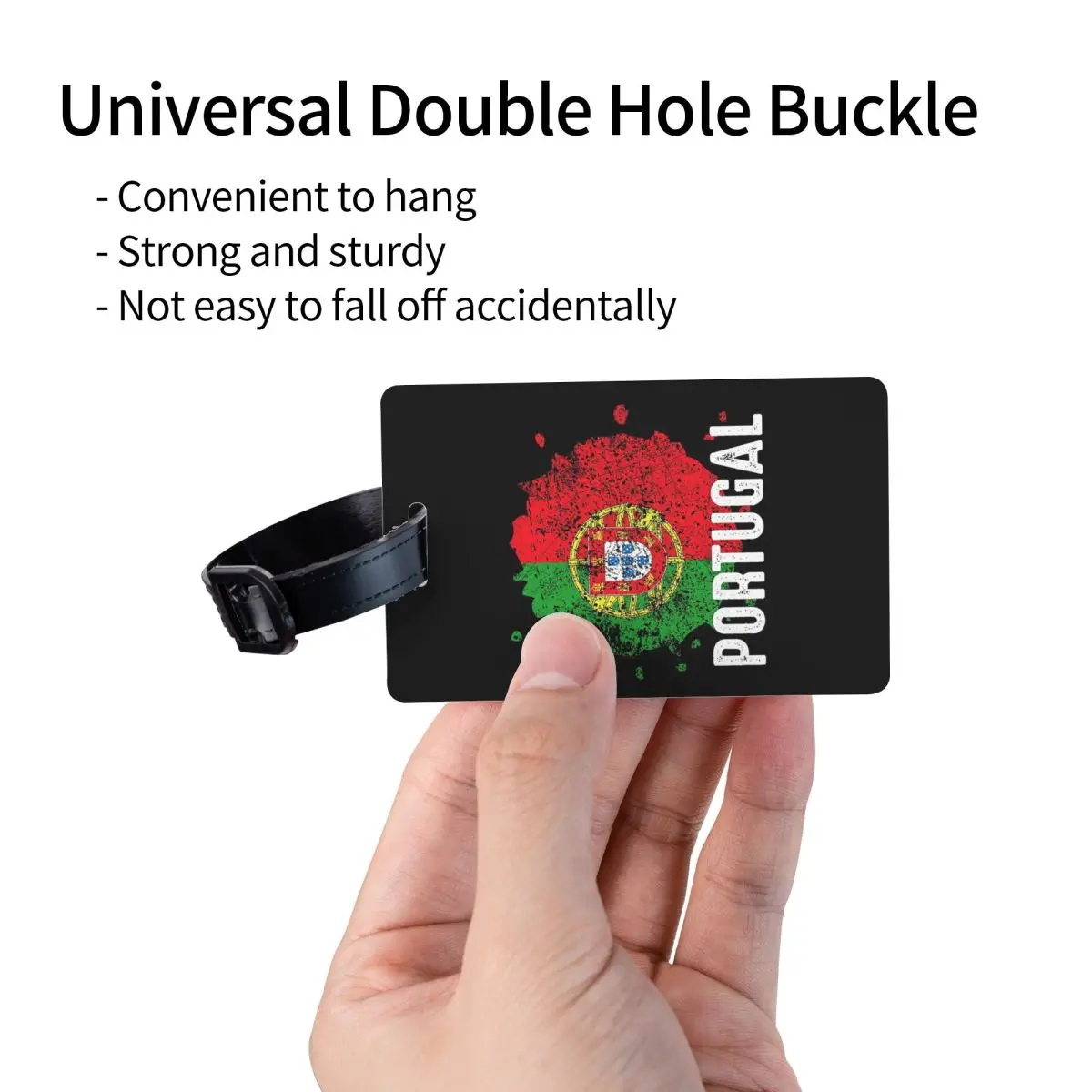 

Flag Of Portugal Luggage Tags Suitcase Accessories Travel Baggage Boarding Tag Label Holder ID Name Address