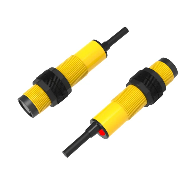 Multifunction Photoelectric Switch Optical Proximity Sensor Theory Cylindrical Design M12 NPN Output