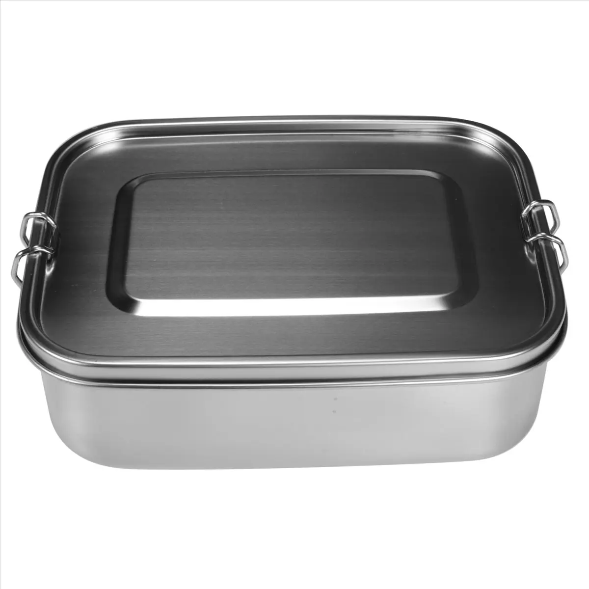 ABFW Stainless Steel Bento Box Lunch Container,3-Compartment Bento Lunch Box for Sandwich and Two Sides,1400 Ml Food Container f