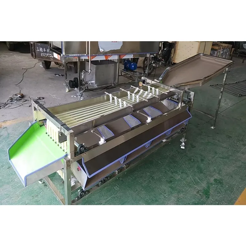 Commercial Fruit Grading Sorting Machine Roller Type Fruit Size Sorting Equipment Adjustable Size Sorter For Fruits Processing