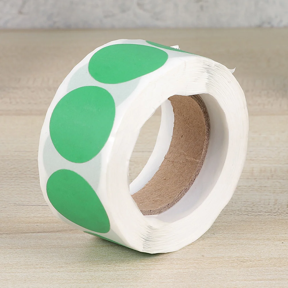 

5 Rolls Adhesive Circle Dot Labels Colorful Stickers for Inventory Storage Home Use Labels Dots Stickers Sticker Dots