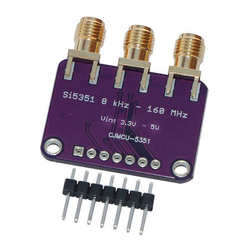 ABFT-3X Si5351a I2C 25Mhz مولد الساعة لوحة القطع 8Khz إلى 160Mhz لاردوينو D9I2